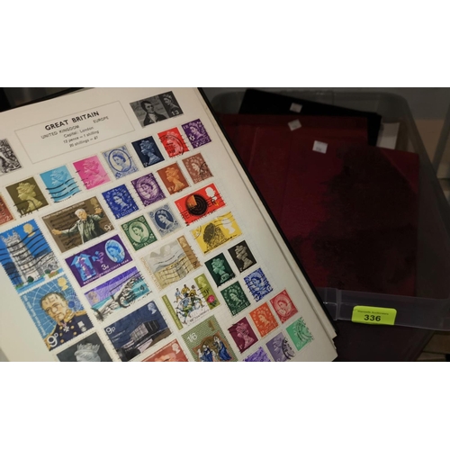 336 - Various collections of stamps in looseleaf albums