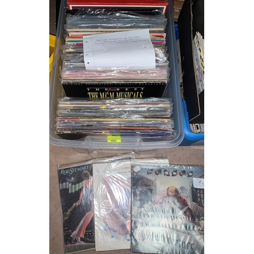 689 - A quantity of rock and other LP records