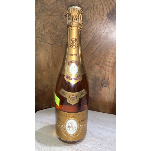 693 - A bottle of 1996 vintage Cristal Champagne Louis Roederer