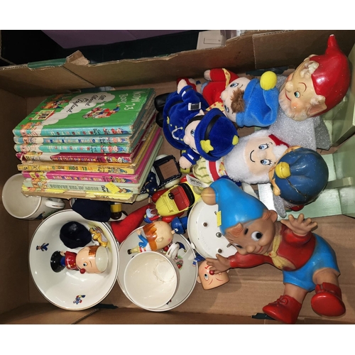 811 - A selection of vintage and modern Noddy & Big Ears toys, china, books etc