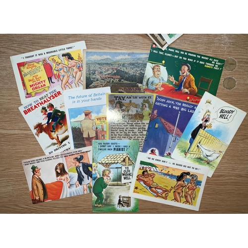 452 - A selection of humorous and other postcards