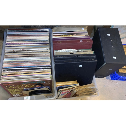 168 - A large selection of LP & EP records, including Elvis Presley