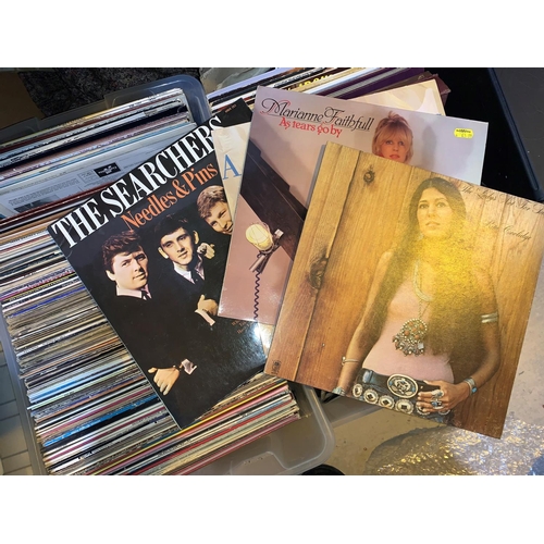 168 - A large selection of LP & EP records, including Elvis Presley