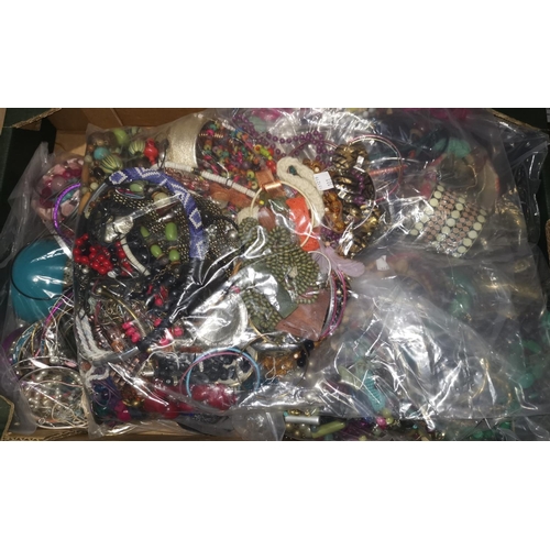 101 - A quantity of costume jewellery in sealed bags