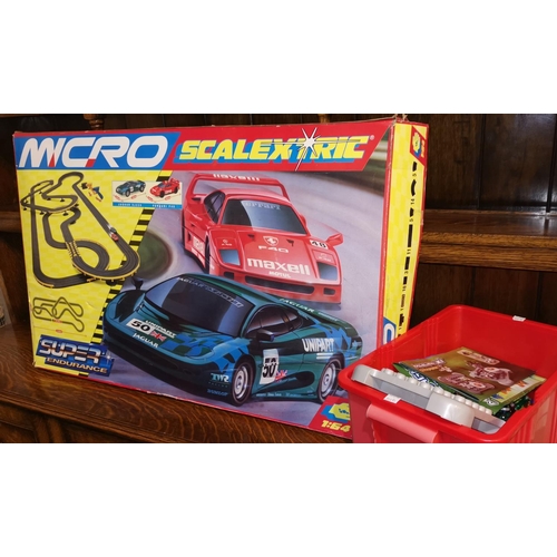 159b - A Scalextric Super Endurance, boxed; a Magnext game
