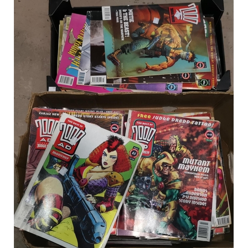 185 - A collection of 2000 AD comics