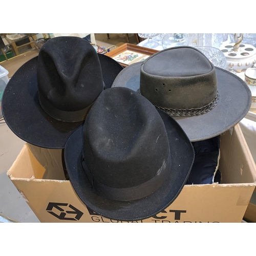 192 - A box of hats