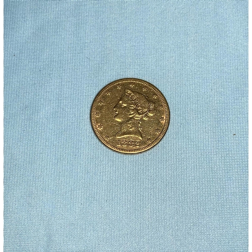 381 - A US 10 dollar gold coin, 1882