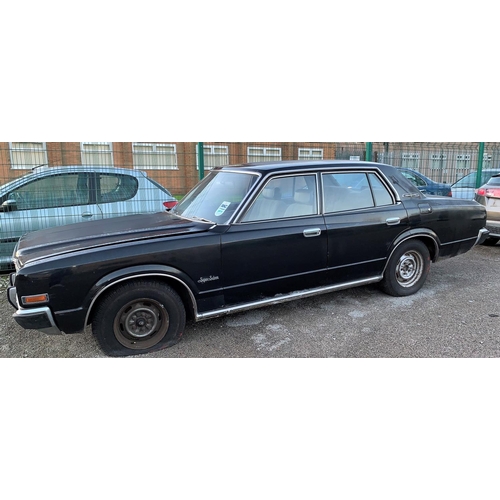 99A - TO BE SOLD AT 11.00am PROMPT
MOTOR CAR: A Toyota CROWN Super Saloon 2600cc 4 door motor car, automat... 