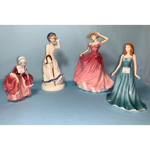 14 - 4 Royal Doulton figures 