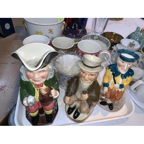 66 - A Sylvac Toby Jug, other similar and various collector's china