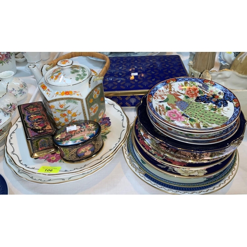 106 - A selection of collector's plates & similar items