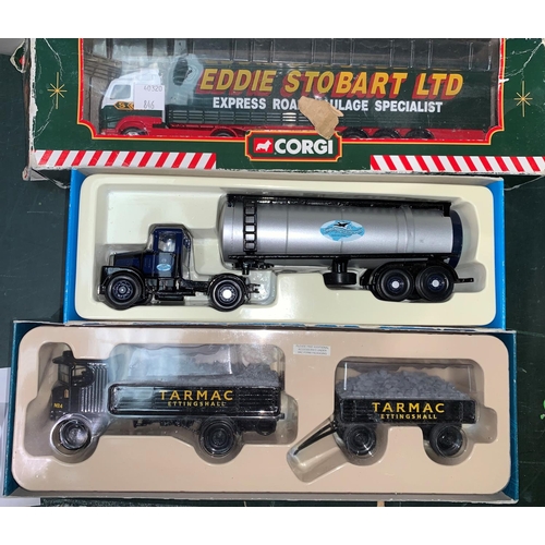 846 - Originally boxed Corgi Dibnah's choice Sentinal drop side wagon, a Corgi famous Hauliers Scamel High... 