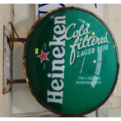 221 - A Heineken illustrated sign