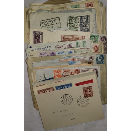 354 - EGYPT - a selection of stamps on covers