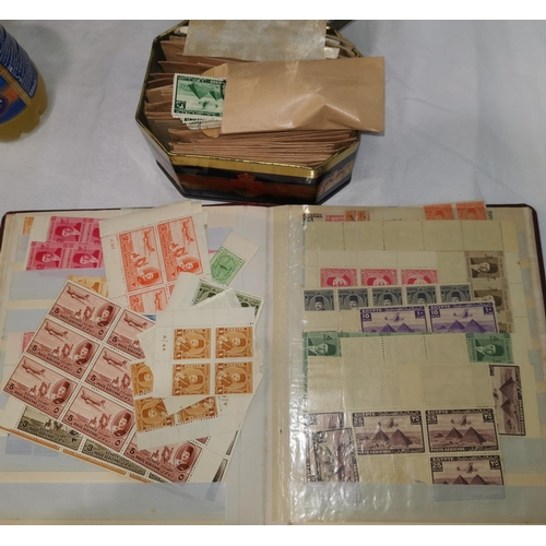 356 - EGYPT - a quantity of stamps in stockbook and loose