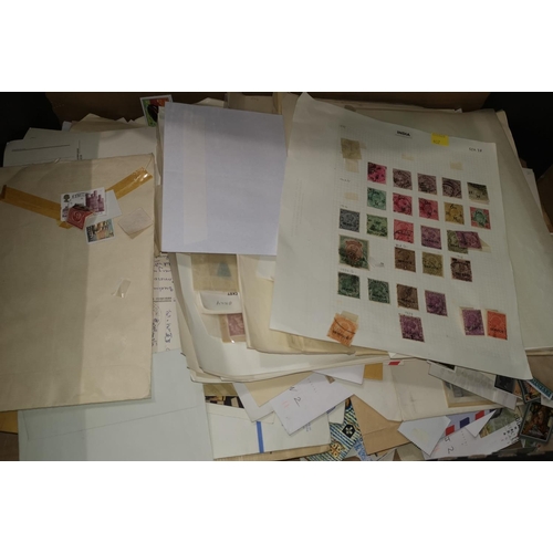 407 - A quantity of older stmaps on album leaves, aselection of covers