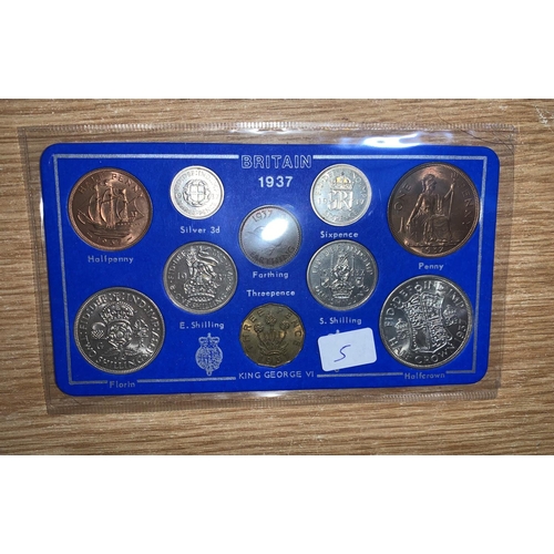 431 - A set of GB 1937 coins (10)