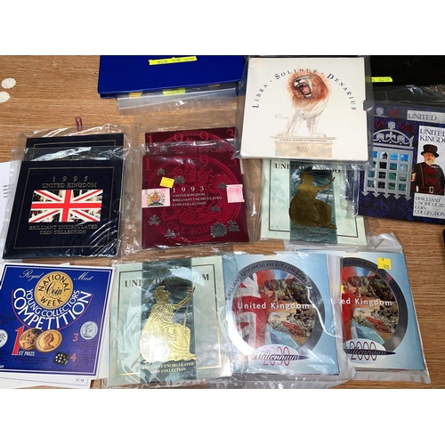 451 - A selection of Royal Mint coin year packs