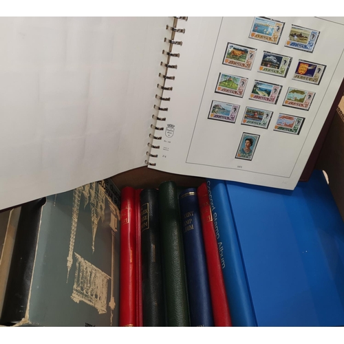 317 - A quantity of stamps in albums