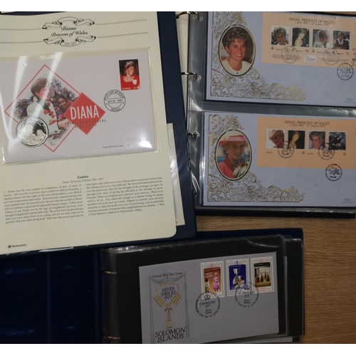 339 - Two albums of Lady Diana stamp & another covers

NO BIDS SOLD WITH NEXT LOT