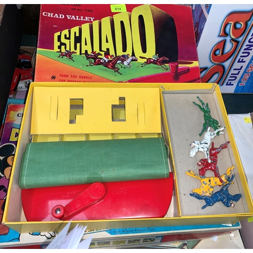 814 - A Disney projector show, Escalado & a table top game