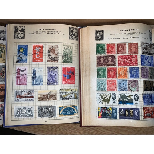 319 - A quantity of stamps in 10 albums