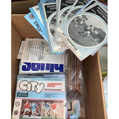 797 - A selection of 1960's Manchester City Football Club programmes