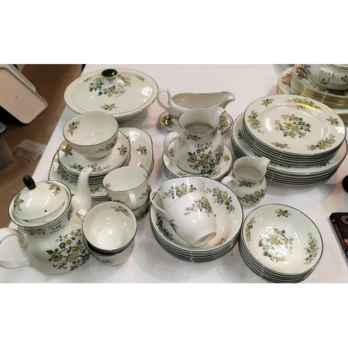 140 - A Royal Doulton 'Campagna' 6 setting part dinner and tea service approx 50 pieces