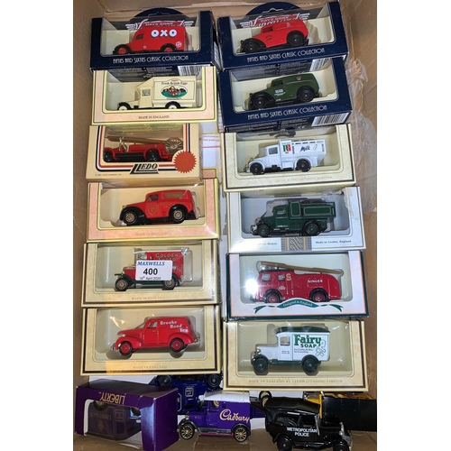 400 - Eighteen Lledo diecast vehicles, 14 in original boxes