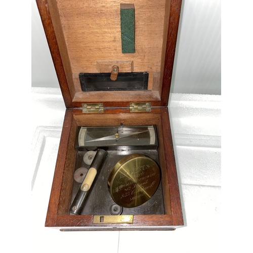 233 - A rare 19th century DIPLEIDOSCOPE signed E I Dents Patent Meridian Instrument, 82 Strand and 33 Cock... 