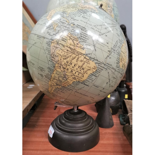 103 - A geographic terrestrial globe, 10