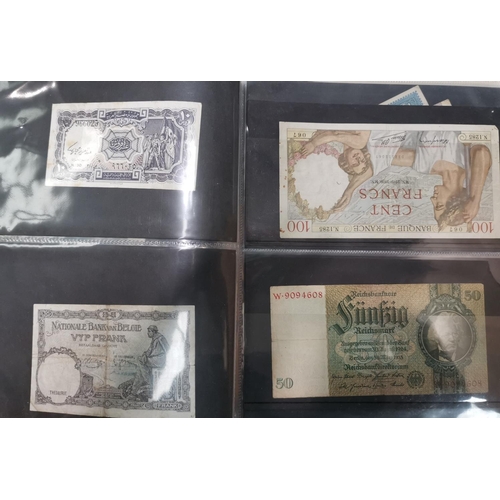 56a - A selection of various world banknotes