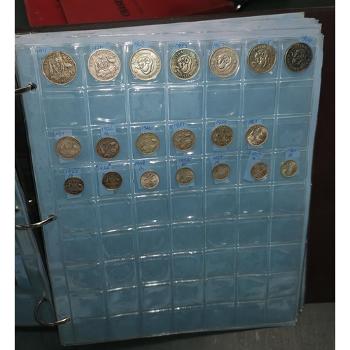 237 - Australia and New Zealand, a collection of around 400 coins in album including some silver