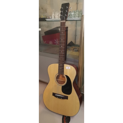 42 - A Saxan Folk model acoustic guitar
