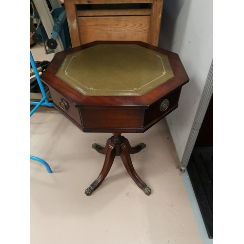 632A - A reproduction octagonal shaped drum table