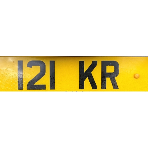 1 - 121 KR
A pre-1963 personal number plate held on retention  with instructions to sell by auction from... 