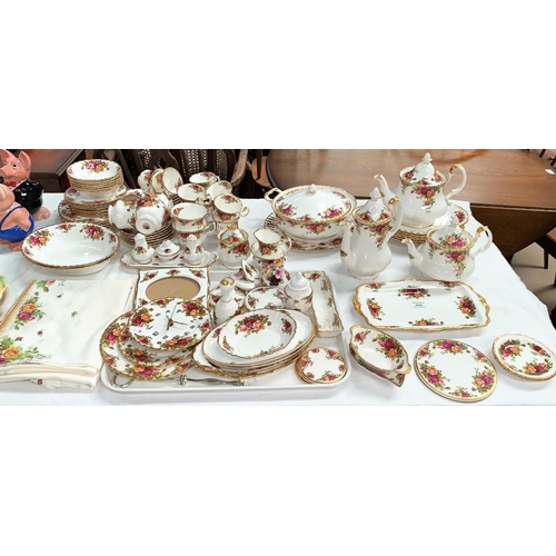 224 - A large selection of dinner and teaware:  Royal Albert 