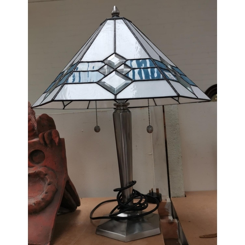 130 - A modern Tiffany style table lamp