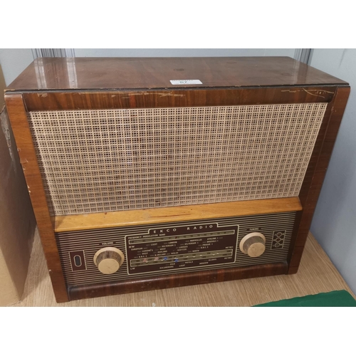 67 - A 1950's Ekco radio in walnut case
