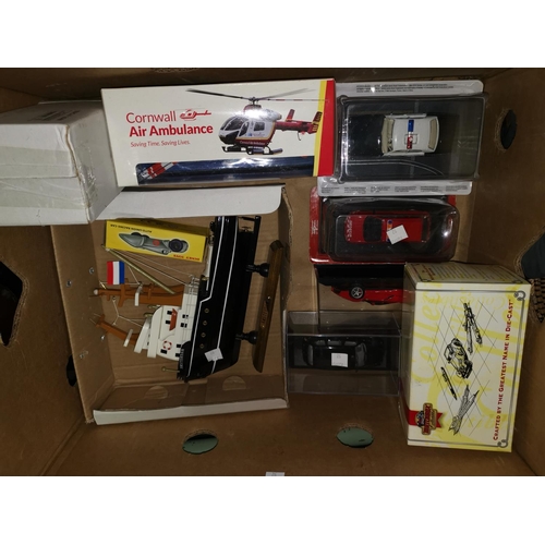 92 - A selection of scale model and other vehicles, boxed