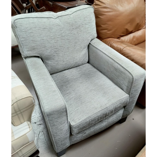 622 - A modern upright arm chair