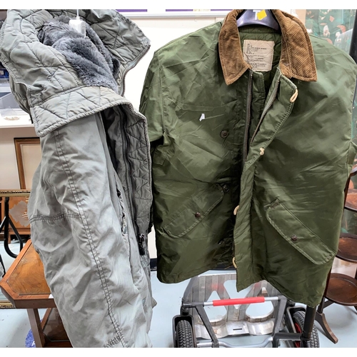 60F - An extreme cold weather military style jacket Alpha industry and another similar
Small