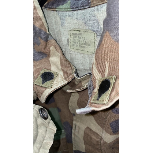 60N - Two army fitness jackets; a camouflage jacket; another
Small