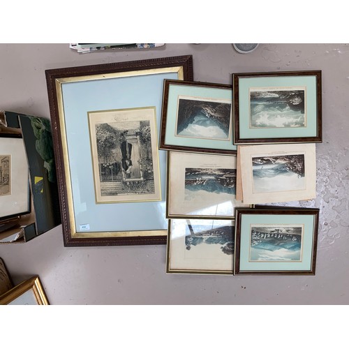 450 - After W Sadler, signed in pencil, a set of 6 Lake District prints and a 1937 copy of The Pictorial R... 