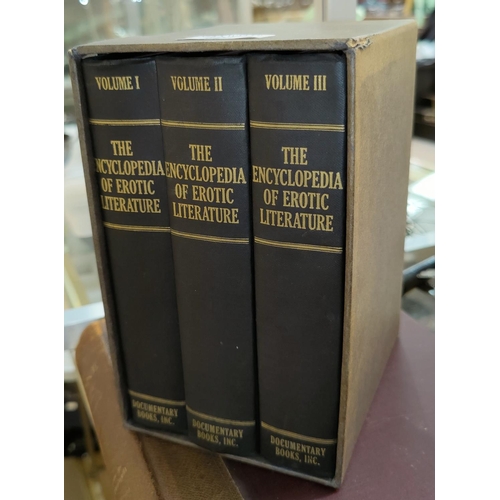 427 - The Encyclopedia of Erotic Literature, 3 vols, slipcase, New York, 1962