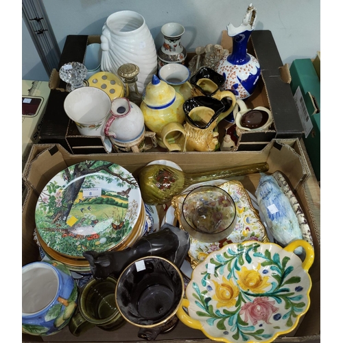 8 - A large selection of decorative plates and pottery