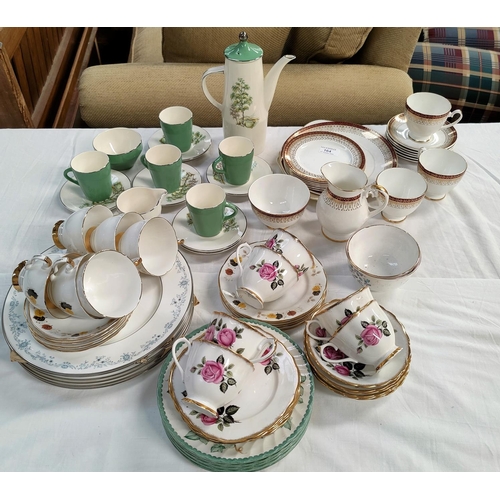 164 - A Royal Grafton part tea service and Palisy part coffee service; other similar tea ware