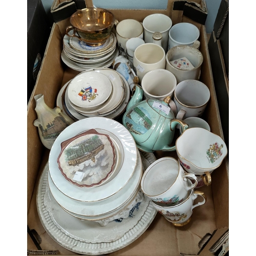 6 - A selection of commemorative china etc.