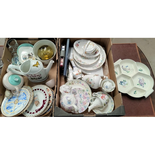 143 - A 1950's Poole hors d'oeuvres, a selection of decorative china